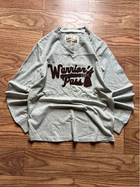 vintage applique y2k long sleeve tee